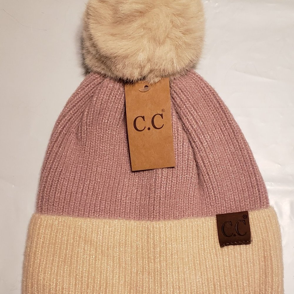 Lavender Beanie w/ Cuff